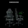 Spēļu krēsls Razer Iskur V2 Padded seat Melns