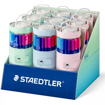 Filtspalvīte Staedtler triplus color 323 — dažādas šķiedras uzgaļi, 20 krāsas, 1 gab.