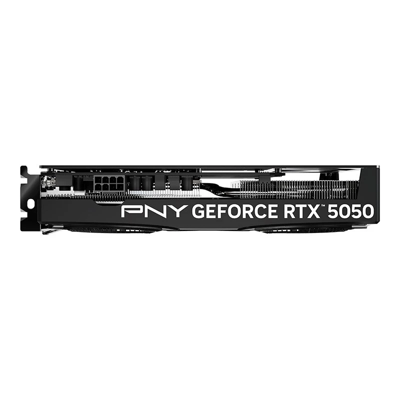 Grafikas karte PNY GeForce RTX 5050 — 8 GB GDDR6, 2317 MHz, 128 bitu, PCIe x8 5.0, divu ventilatoru dzesēšana