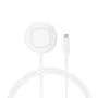 Belkin UltraCharge Qi2 25 W bezvadu lādēšanas paliktnis ar statīvu, balts (WIA013HQWH)