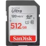 SanDisk Ultra SDXC atmiņas karte 512 GB UHS-I U1/Class10 (SDSDUN4-512G-GN6IN)