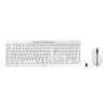 CHERRY Stream Desktop bezvadu tastatūra un pele, QWERTZ, balta