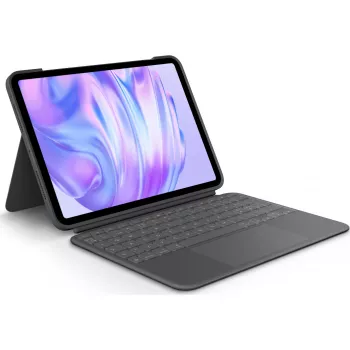 Klaviatūras maciņš Logitech Combo Touch QWERTY dāņu/somu/norvēģu/zviedru izkārtojumā Smart Connector grafīts
