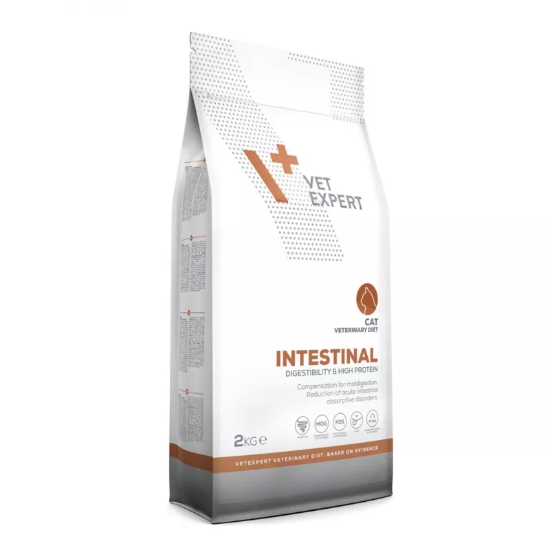 VetExpert Veterinary Diet Intestinal Cat sausā barība kaķiem, 2 kg