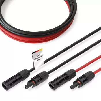 Kabelis Digitus DK-SCEC64-0050 4 mm² MC4 5 m Melns Sarkans