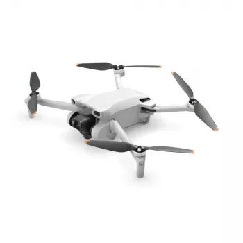 Kvadrokopteris DJI Mini 3 Fly More Combo — 4 rotori, 12 MP 4K kamera, 10 000 m darbības rādiuss, 10.55 m/s ātrums, 2453 mAh akumulators, 0.248 kg, pelēks