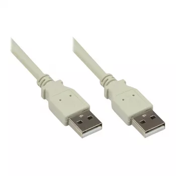Good Connections USB2.0 kabelis A-A pelēks 1,8m