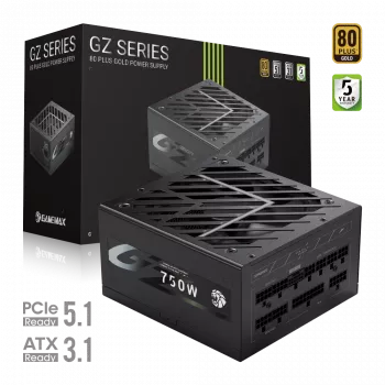 Gamemax GZ 750G barošanas bloks, 80 PLUS Gold, 750 W