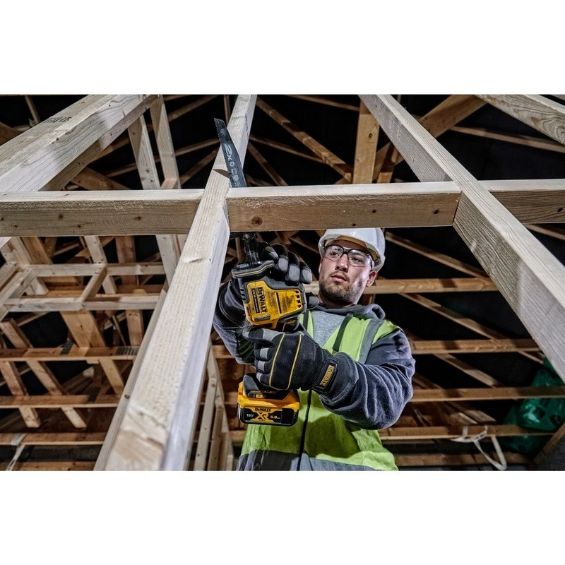 DeWALT DCS369NT-XJ metāla zāģis 2800 sitieni/min Melns, Dzeltens