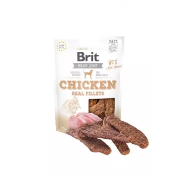 Brit Jerky Snack Chicken 80 g — suņu kārumi