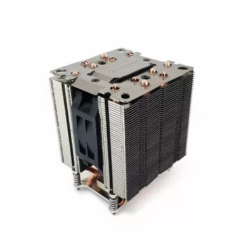 Gaisa dzesētājs Dynatron A49 procesora dzesēšanas sistēma Melns Sudrabs 800-1800 RPM