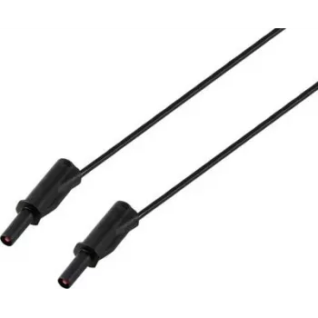 Voltcraft MSB-532 testvads 4mm 2 m Melns 2.5mm² CAT IV 600V 32 A (VC-16832965)