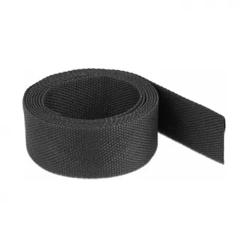 Siltum saraušanās caurule DeLOCK Fabric 2 m x 20 mm 2:1 melna