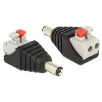 DeLOCK 65523 Džeka–spaiļu adapteris DC 5.5 x 2.1 mm