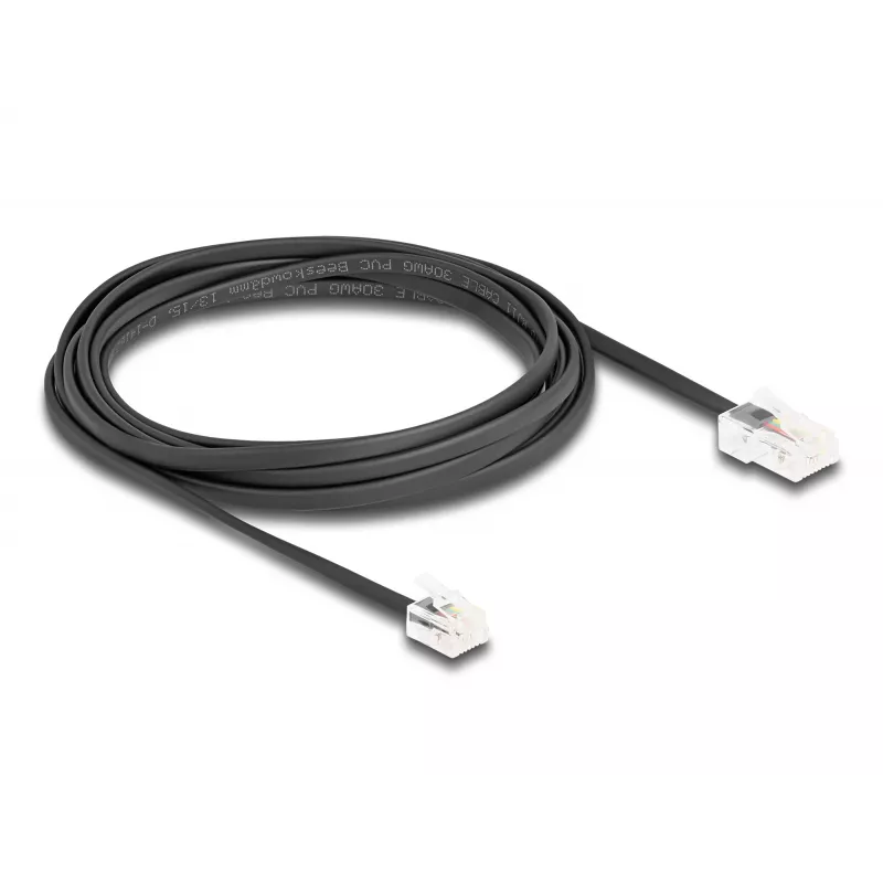 DeLOCK telefona kabelis RJ45 spraudnis uz RJ11 spraudni melns 3 m