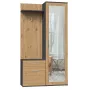 Priekšnama skapis Top e shop GARD DUO ANT/ART KPL — 2 veramas durvis, skaidu plātne, 1000×350×1800 mm