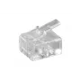 Savienotājs Microconnect KON501-10R RJ-11 6P4C caurspīdīgs, 10 gab.