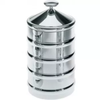 Alessi CB03 apaļa burka 1,14L nerūsējošais tērauds