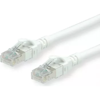 Roline - Patch-Cable - RJ-45 (vīrišķais) uz RJ-45 (vīrišķais) - 1.5 m - UTP - CAT 6 - Halogēnu nesaturošs, liets, savīts - Balts