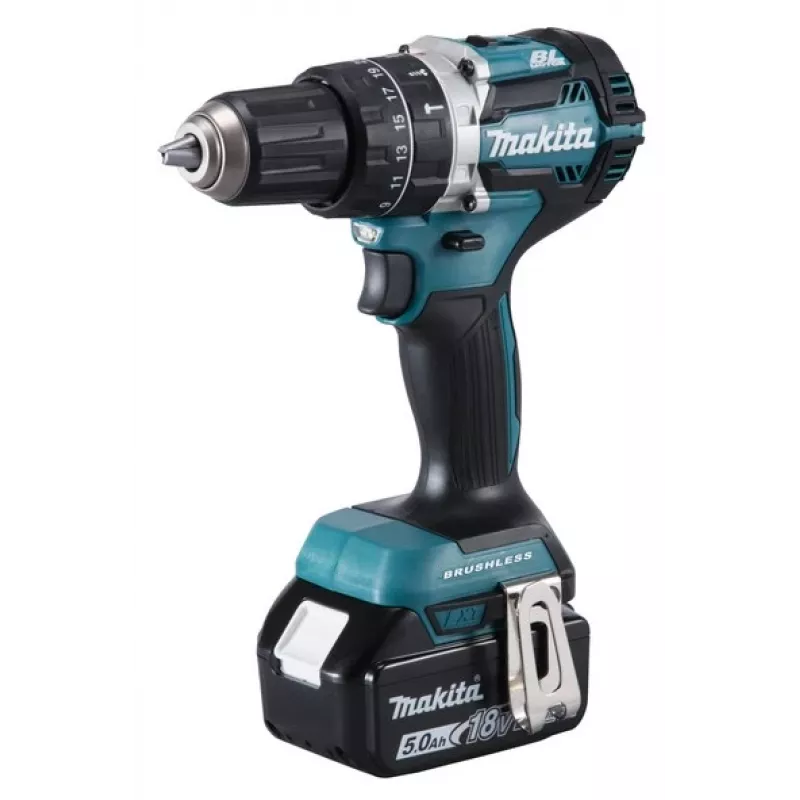 Makita DHP484RTJ bezatslēgas urbjmašīna 1.8 kg Melna, Zila
