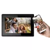 Digitālais fotorāmis Denver PFF-725B ar 17,8 cm (7") 1024 x 600 IPS skārienjutīgo ekrānu, Wi-Fi, melns