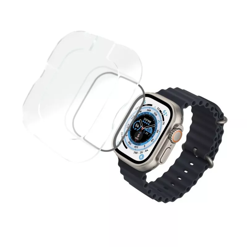 FIXED Armor Rūdīts Stikls Apple Watch Ultra 49mm/Ultra 2 49mm – Melns