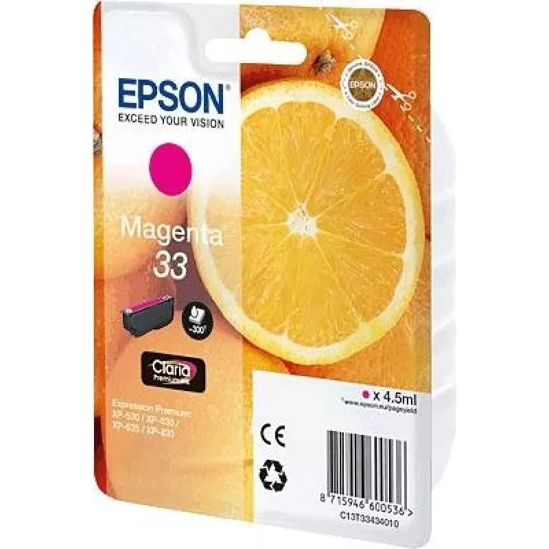 Epson C13T33434010 oriģinālā tintes kasetne 1 gab. – Magenta