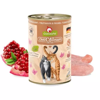 Granatapet DeliCatessen Tītars & Fazāns – mitrā barība kaķiem 400 g