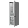 Ledusskapis ar saldētavu Gorenje NRB620E61X4WFE, brīvi stāvošs, nerūsējošais tērauds, kopējā ietilpība 413 L, saldētava apakšā 130 L, NoFrost, LED displejs