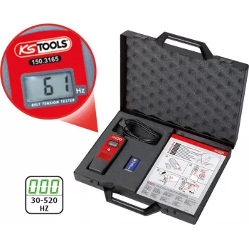 Elektroniskais siksnas spriegojuma mērītājs KS TOOLS HZ 150.3165