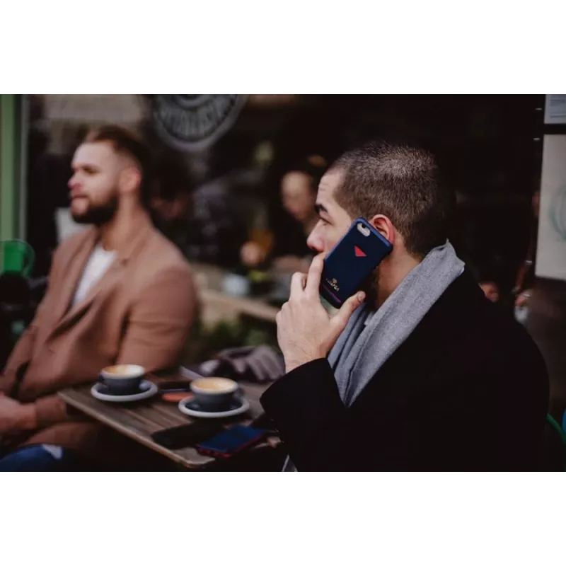 VixFox Card Slot Back Shell iPhone XSMAX, tumši zils, mugurējais vāciņš ar integrētu kabatiņu kartei