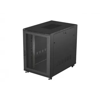 Lanberg 19 inch 22U 800x1200mm stāvošs RACK korpuss, melns