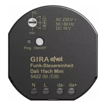 GIRA 542200 Bezvadu vadības bloks Mini DALI Gira eNet