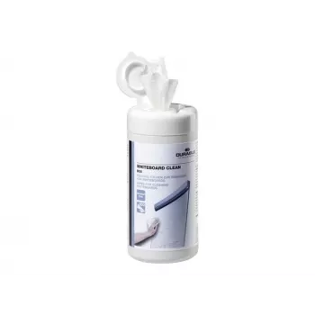 Durable 5759-02 Baltās tāfeles mitrās salvetes 100 gab. izsniegšanas traukā
