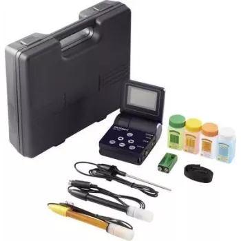 VOLTCRAFT KBM-700 Kombinētais mērinstruments – vadītspēja, pH, Redox (ORP), temperatūra, sāls (VC-8813815)