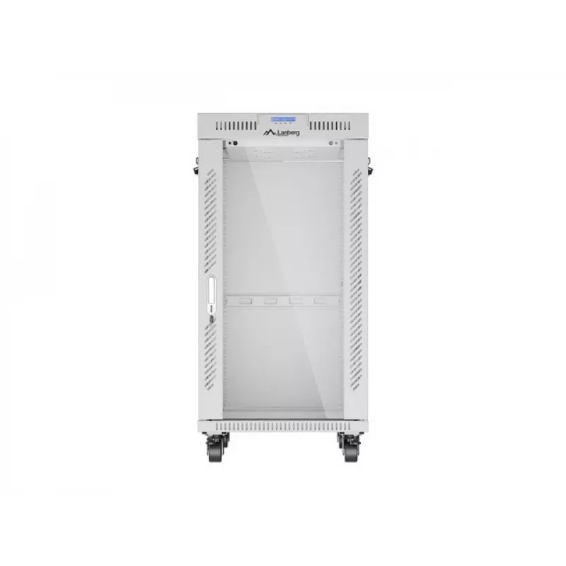 Rack skapis LANBERG FF01-6822-12SL 22U brīvi stāvošs, 1233×600×800 mm, IP20, 1200 kg