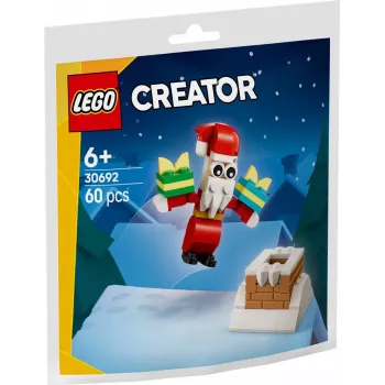 LEGO Ziemassvētku vecīša skurstenis polimaisā 30692 – miniatūrs sezonas būvēšanas komplekts
