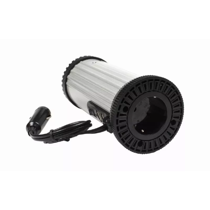 Gembird EG-PWC150-01 automašīnas invertors 150 W Melns, Pelēks