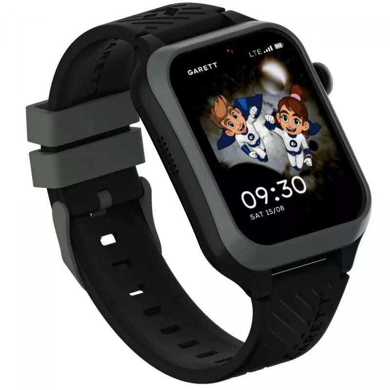 Garett Kids Essa 2 4G Black — bērnu viedpulkstenis ar 4G