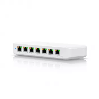 Ubiquiti Ultra 210W pārvaldāms L2 Gigabit Ethernet PoE slēdzis, balts