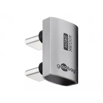USB-C pagarinātājs Goobay 74446 Sudraba/Niķeļa/Zelta kontakti