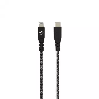 Datu kabelis Tellur Type-C uz Lightning 3A PD60W 1m — melns