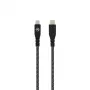 Datu kabelis Tellur Type-C uz Lightning 3A PD60W 1m — melns
