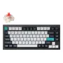 Mehāniskā tastatūra Keychron Q1 Max — USB + RF Bezvadu + Bluetooth, QWERTY Nordic, Melna, RGB