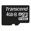 Transcend 4GB MicroSDHC Class 10 TS4GUSDC10 atmiņas karte