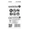 Litija monētveida akumulators everActive CR2032 — 3V, 20 mm, 2 gab. blisterī