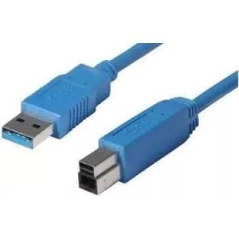 shiverpeaks BASIC-S USB 3.0 kabelis, A-Spalva - B-Spalva 1,8 m, kabelis un spraudnis zilā krāsā, dubultā ekranēts, maks. (BS77032)