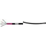 Logilink Professional - Lentes kabelis - 50 m - S/FTP - Cat.7 neapstrādāts kabelis - bez halogēna, āra lietošanai, Gigabit Ethernet atbalsts, tiešai ierakšanai - Melns (CPV0081)