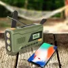 Portatīvais FM radio MANTA RDI401G ar saules paneli, dinamo rokturi, 4000–4500mAh akumulatoru, 5V USB izeju, 3W, lukturīti