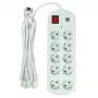 Power Plant, Llc EX610556 pagarinātājs ar 10 kontaktligzdām un 2 USB-A portiem, 5 m